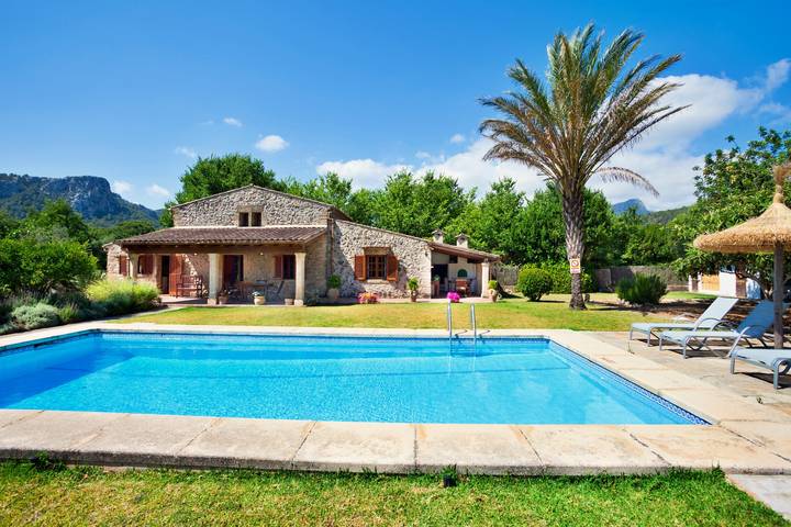 Finca mit Pool für 4 Personen, mit Terrasse und Garten in Pollença - 2