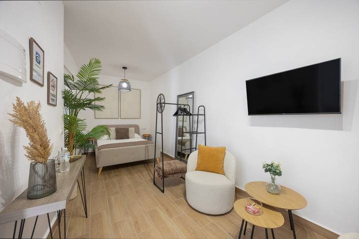 Hel lejlighed, Mamalú Apartment: New, Romantic & Central in Jerez in Jerez de la Frontera, Costa de la luz
