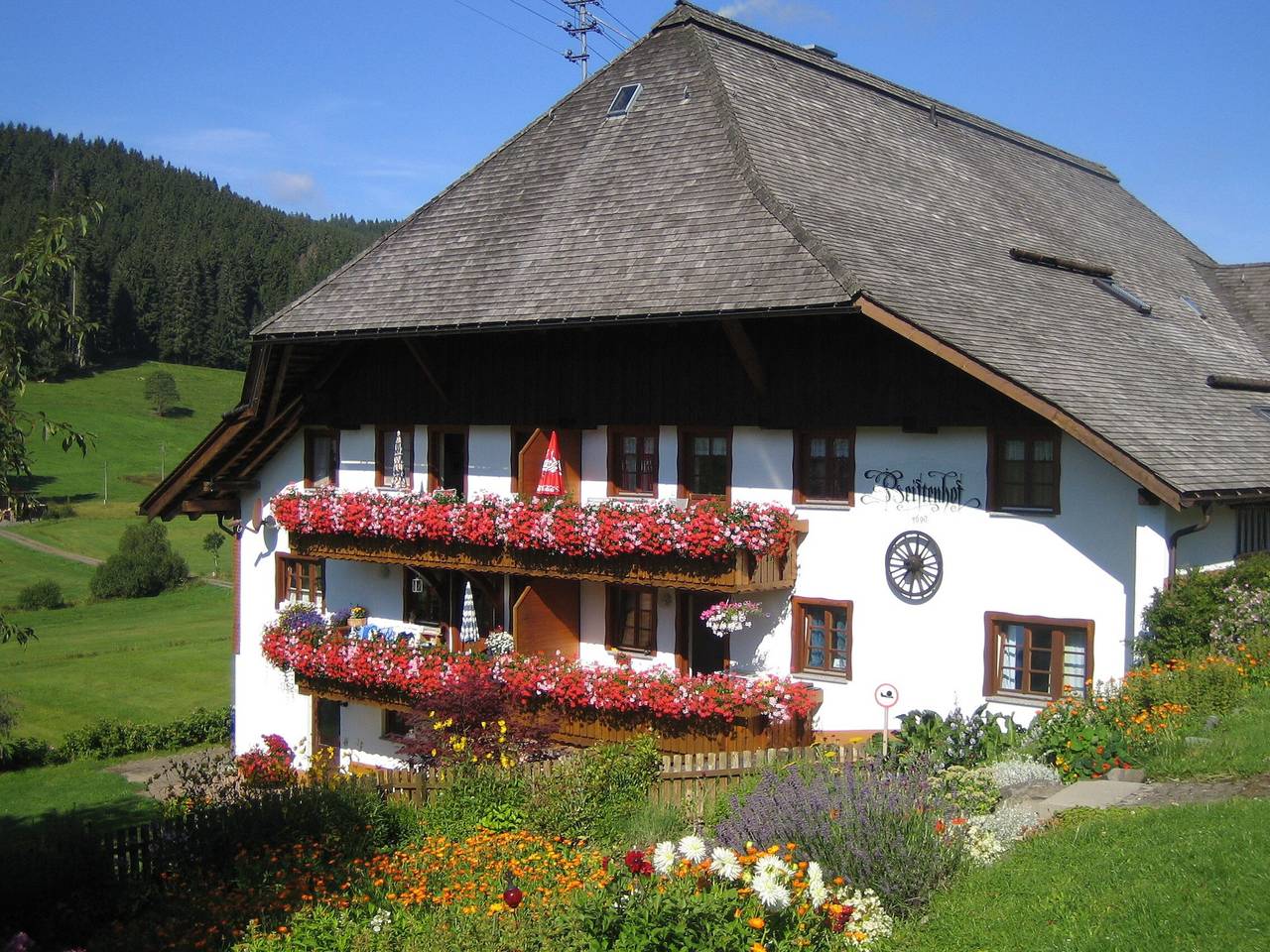 Ganze Wohnung, Ferienwohnung 'Otto Booz' mit Privatterrasse, Gemeinschaftsgarten und Wi-Fi in Fischbach (Schluchsee), Schluchsee