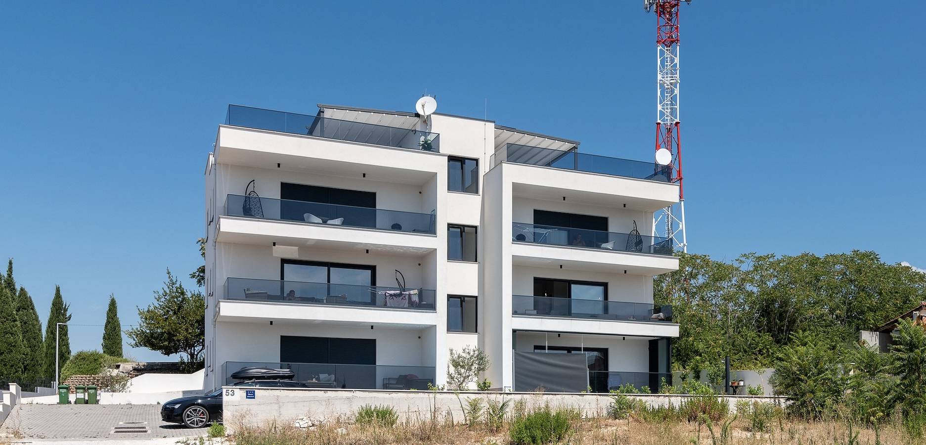 Entire apartment, Two bedroom apartment with balcony and sea view Okrug Gornji, Čiovo A-23649-a in Okrug Gornji, Ciovo