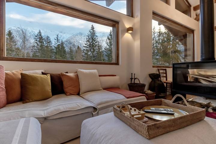 Chalet voor 9 personen, met sauna en tuin in Les Houches