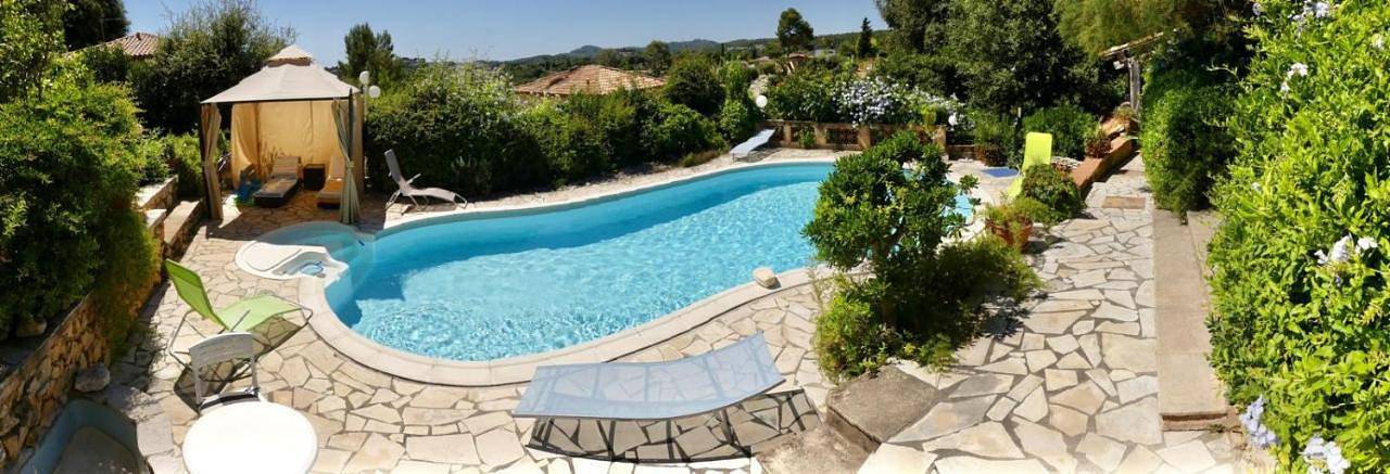 Maison de vacances pour 4 personnes, avec vue ainsi que piscine et jardin