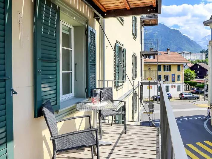 Apartment for 4 people, with balcony in Interlaken