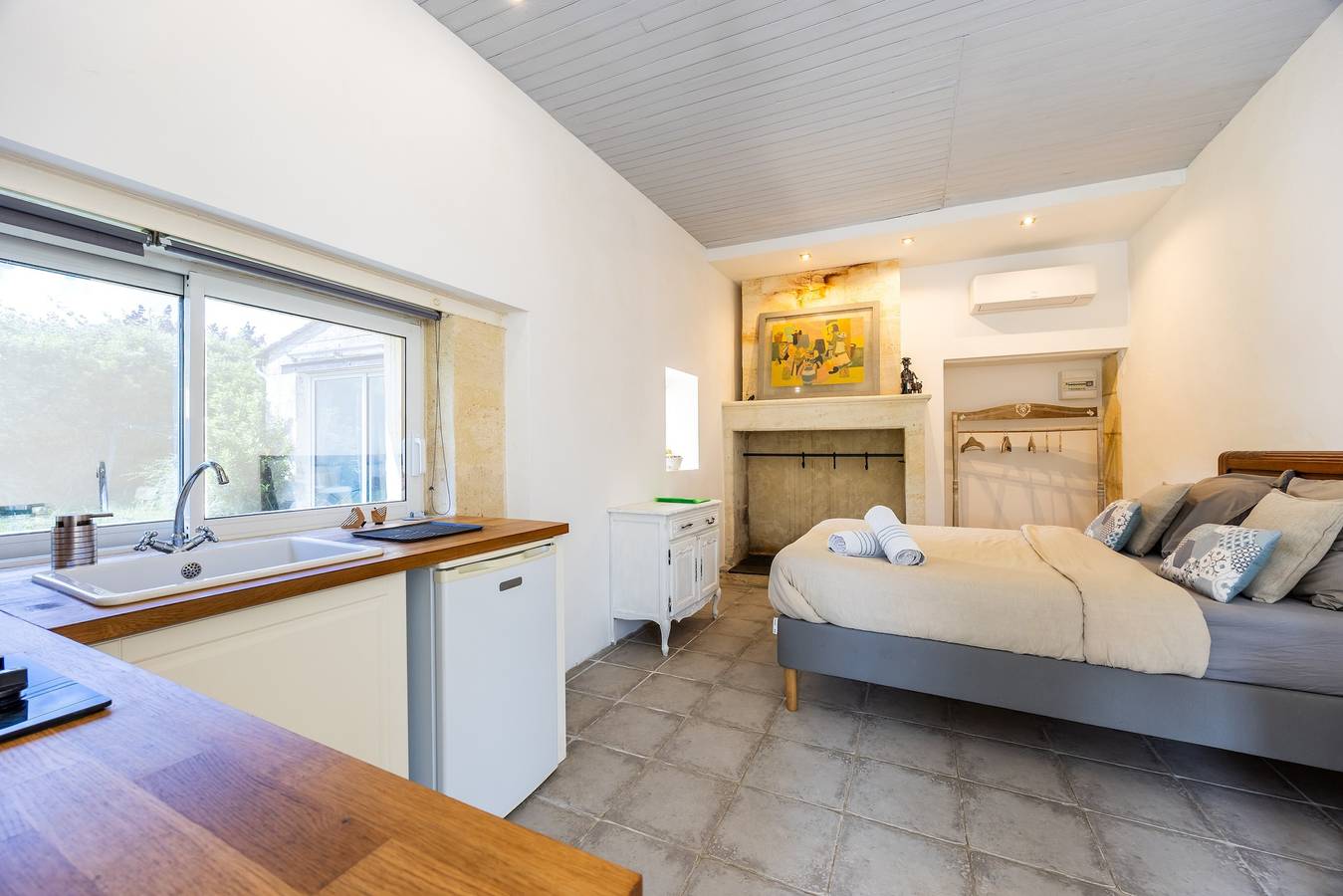 Ganzes Studio, Le Studio – Château Le Noble: Ruhe und Komfort im Herzen der Weinberge in Saint-Germain-du-Puch, Libourne und Umgebung