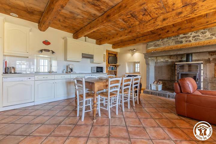 Gîte pour 8 personnes, avec terrasse et jardin, animaux acceptés à Tauves - 3