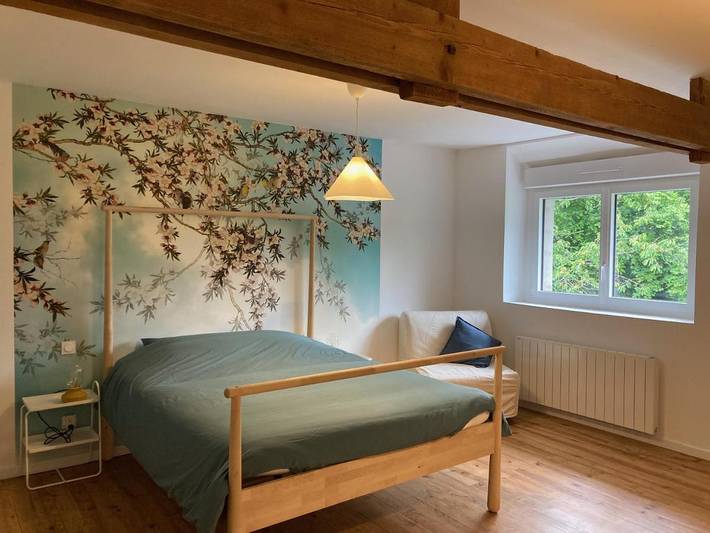 Gîte pour 2 personnes, avec vue ainsi que terrasse et jardin, animaux acceptés à Hamars