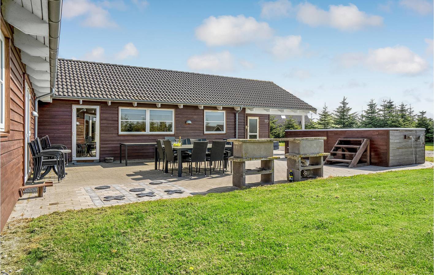 Maison de vacances pour 24 personnes avec terrasse in Mer Baltique suédoise