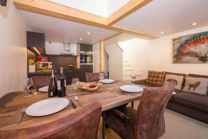 Ganze Wohnung, Grand Roc B22 260m from Slopes, View, Parking & WiFi in Argentière, Chamonix