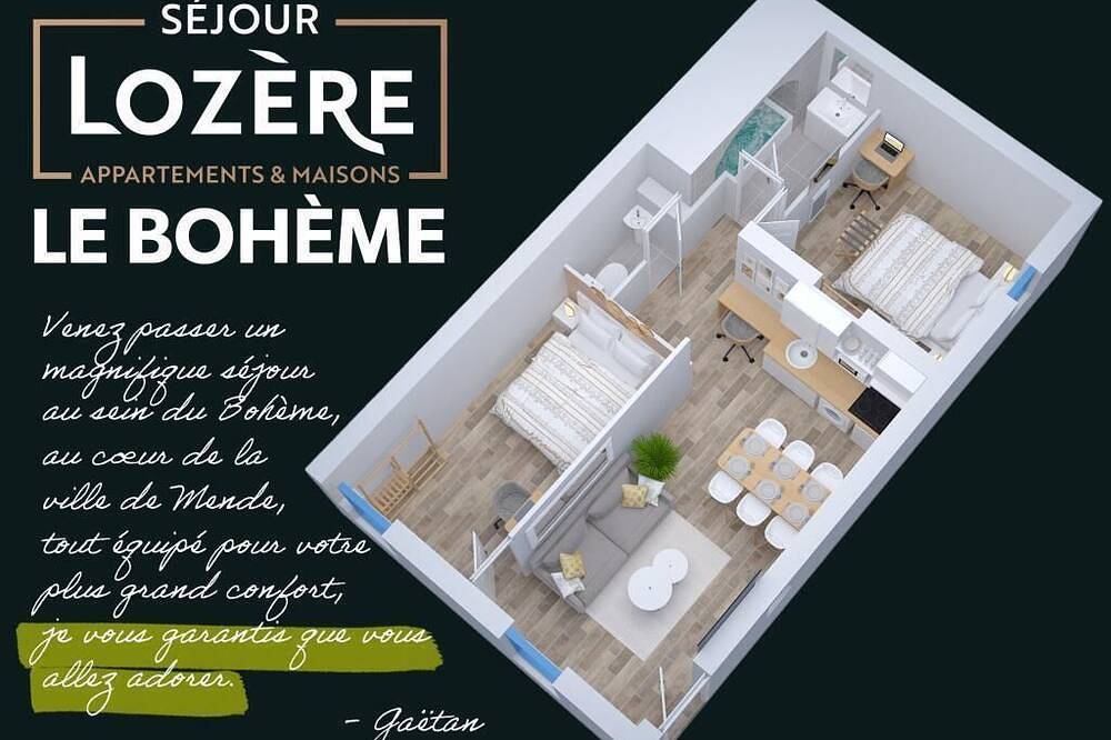 Apartamento entero, Le Bohème - Spa/Netflix/Wifi Fibre/Centre Ville - Stay Lozère in Mende, Cevenas