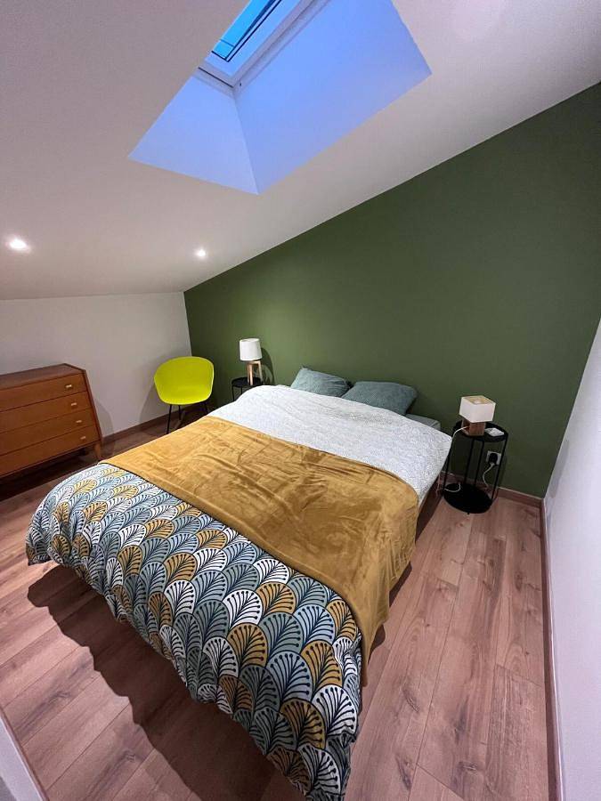 Appartement de vacances pour 4 personnes, avec balcon ainsi que jardin et vue