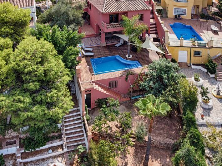 Ferienhaus für 10 Personen, mit Pool und Balkon/Terrasse in Malaga