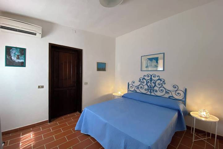Panoramic sea view villa with large garden in Villaggio Mandorli, Villasimius