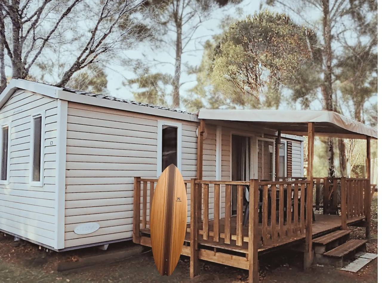 Zecamping 4* piscine chauffée toboggans chiens acceptés locatif Tv in Grayan-et-l'Hôpital, Région de Lesparre-Médoc