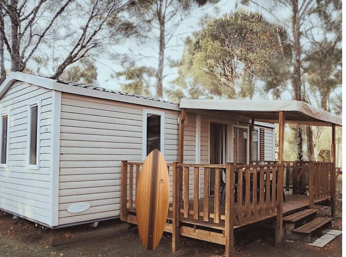 Mobil home pour 4 personnes, avec bassin pour enfant à Grayan-et-l'Hôpital - 2
