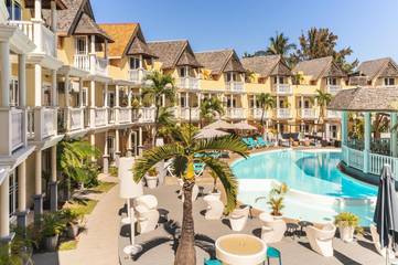 Hôtel pour 2 personnes, avec bassin pour enfant ainsi que piscine et jardin dans Plage de l'Hermitage