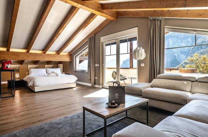 Hôtel pour 2 personnes, avec jardin et piscine ainsi que vue et sauna, animaux acceptés à Fai della Paganella - 4