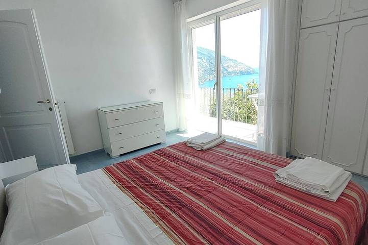 Villa mit spektakulärer Aussicht, in ruhiger Lage, sehr romantisch, in Spiaggia Fornillo, Positano