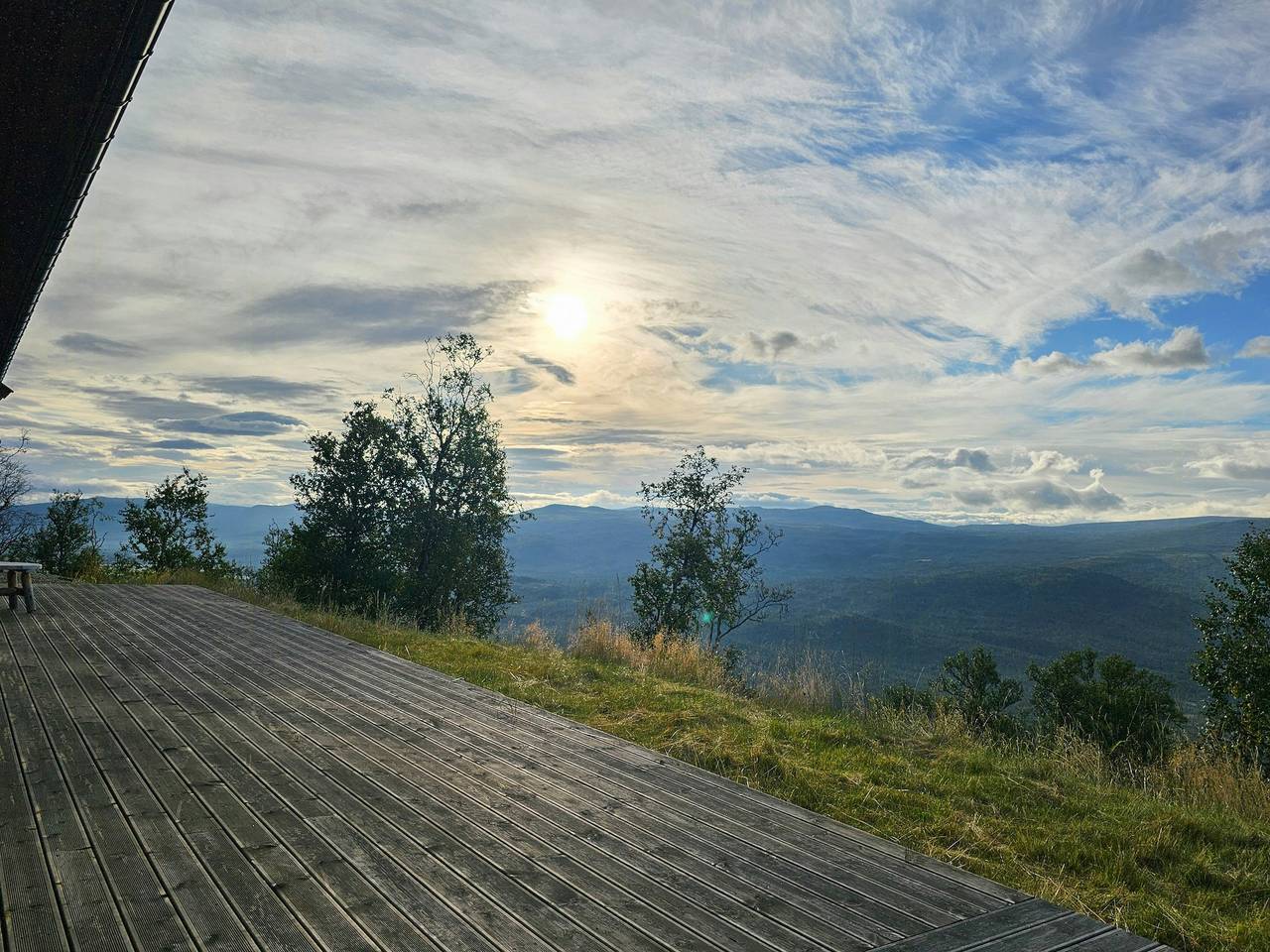 Rifugio di montagna con vista panoramica e sauna in Oppdal