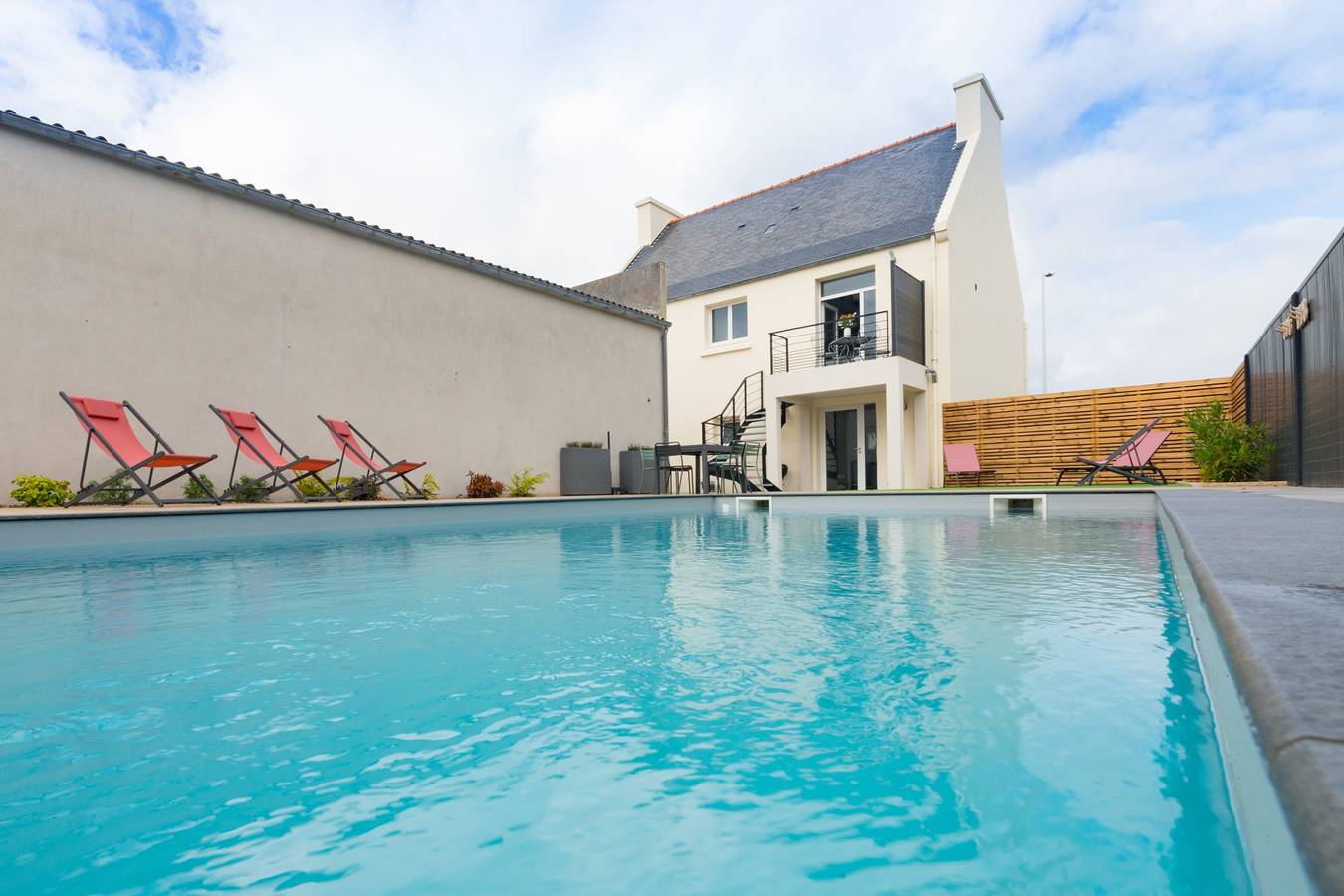 Gîte für 6 Personen mit Garten in Ploudalmézeau, Brest und Umgebung