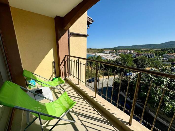 Ferienwohnung für 7 Personen, mit Balkon und Terrasse sowie Ausblick