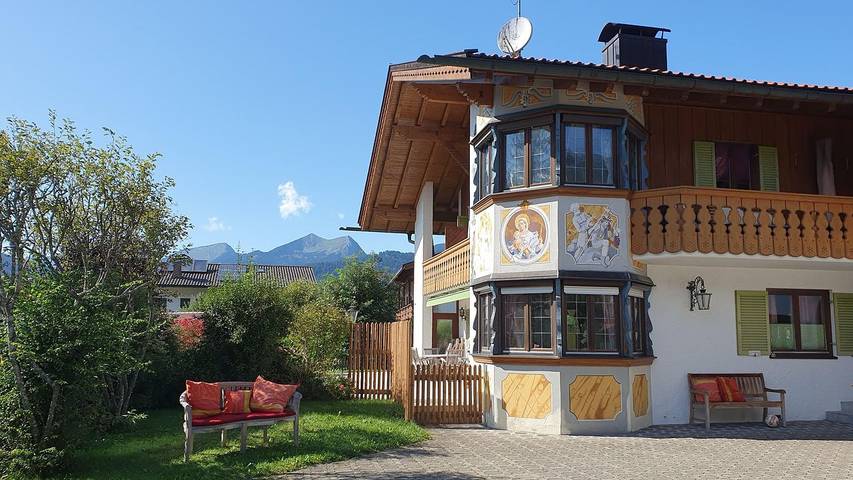 Ferienwohnung für 6 Personen, mit Balkon und Sauna in Krün - 3
