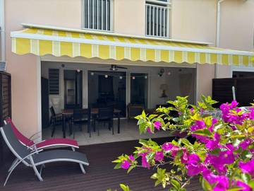 Gîte pour 8 personnes, avec terrasse et jardin dans Golf international de Saint François