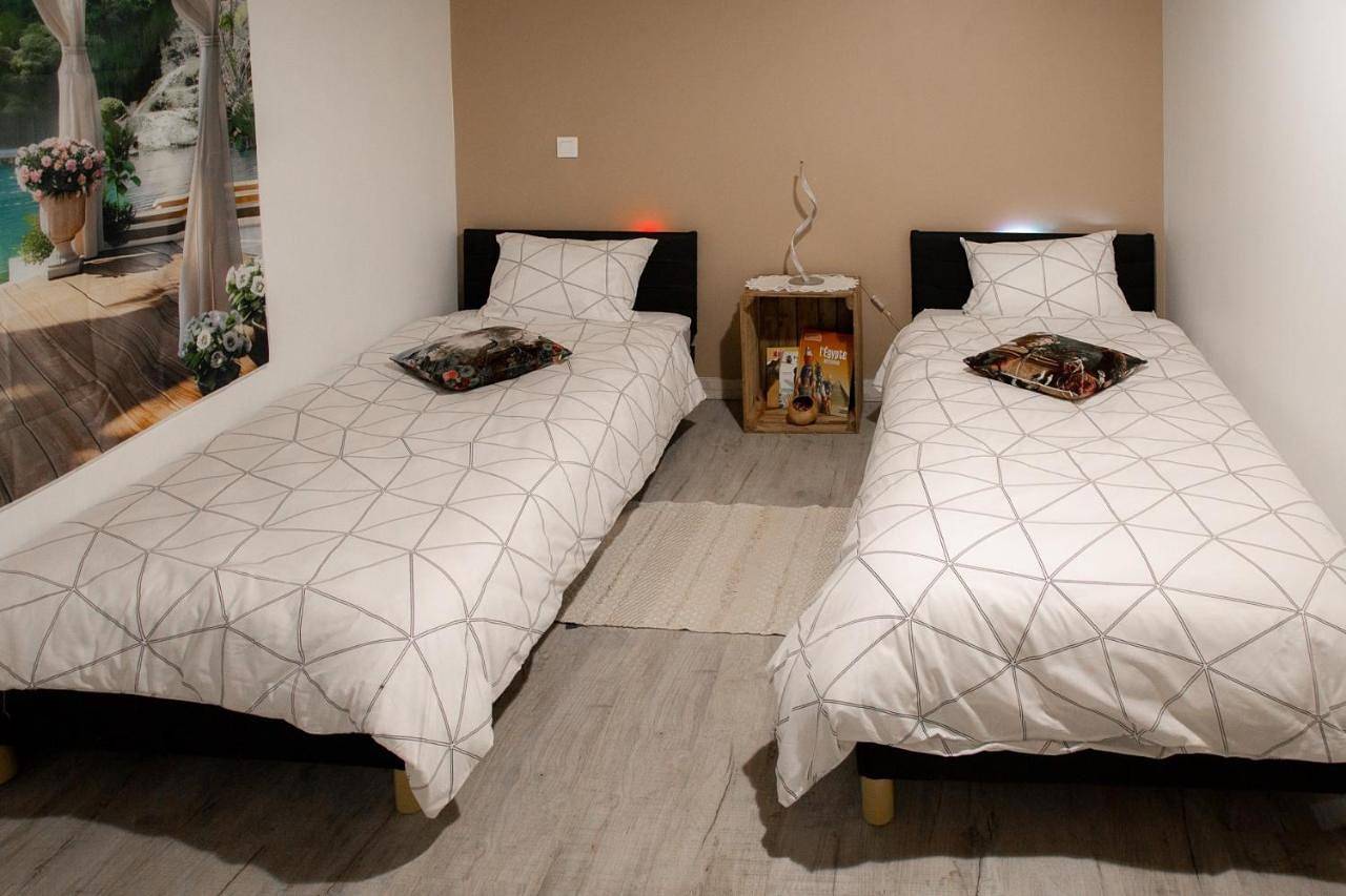 Large Twin Room in Saint-Maurice-la-Clouère, Vienne (France)