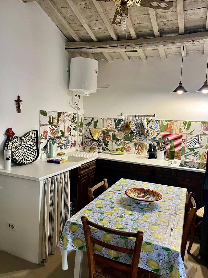Ferienwohnung für 4 Personen, mit Terrasse und Garten sowie Ausblick