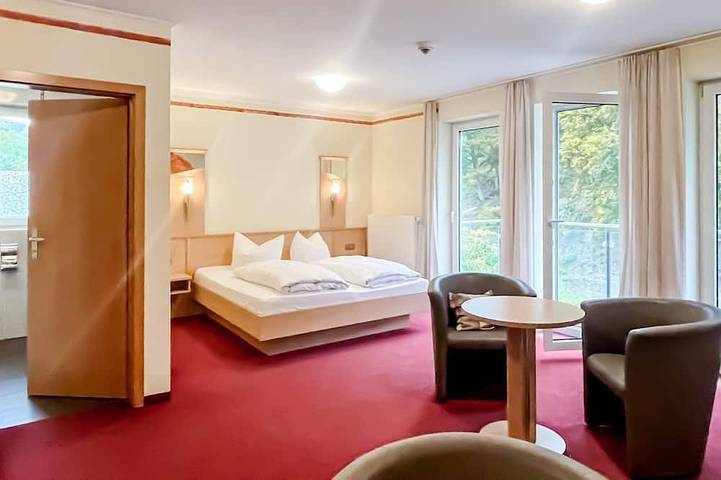 Ferienhaus für 2 Personen, mit Balkon und Sauna
