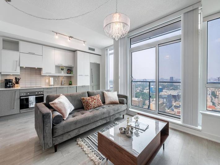 Appartement de vacances pour 2 personnes, avec jacuzzi ainsi que balcon et sauna à Toronto
