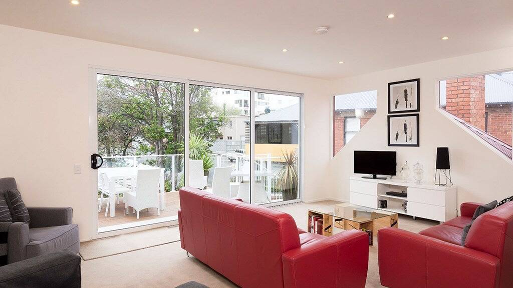 Ganze Wohnung, Rotes Tür-Penthaus im Batteriepunkt in Hobart, Tasmanien