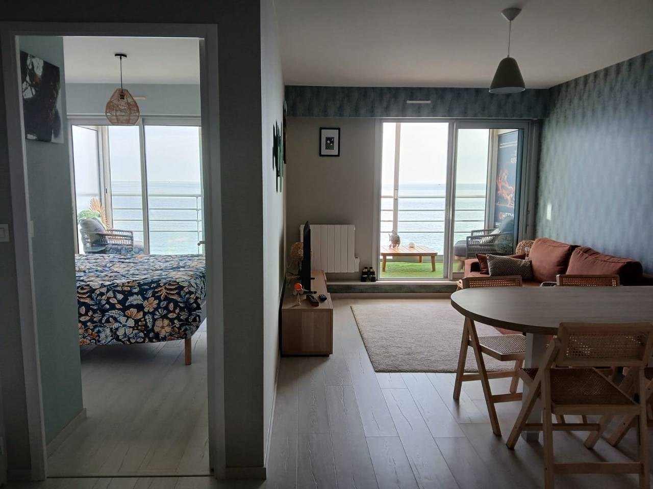 Appartement entier, Appartement front de mer - Plérin Les Rosaires, Bretagne in Les Rosaires, Plérin