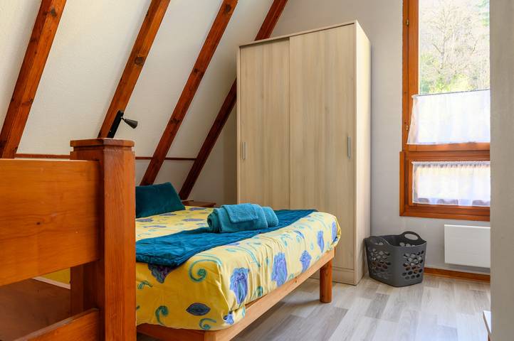 Maison de vacances pour 3 personnes, avec Jardin