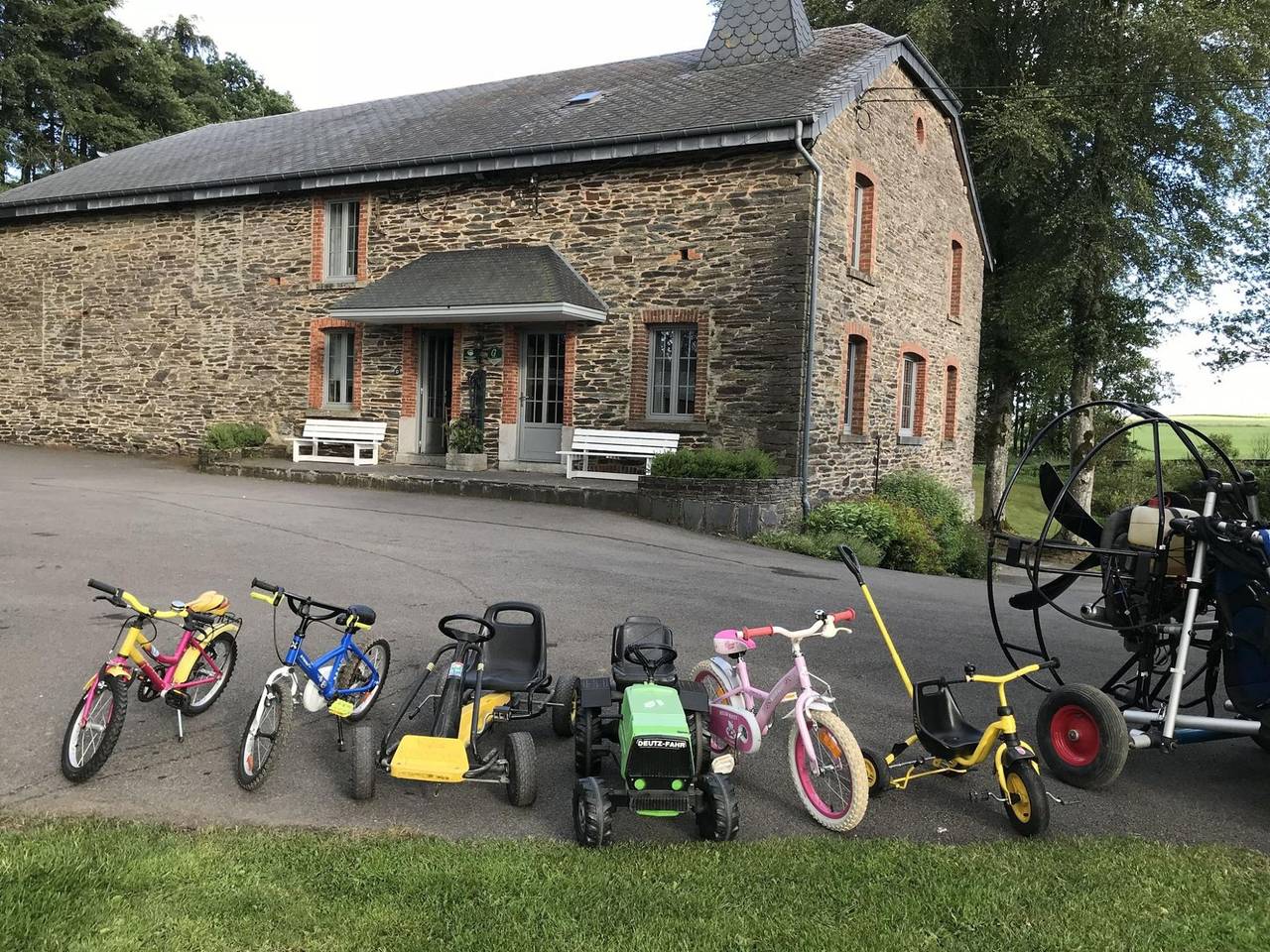 Vintage Farmhouse in Gouvy with Garden, Roofed Terrace, Bbq in Bovigny, Gouvy