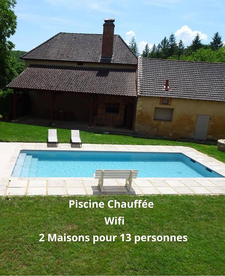 Domaine avec piscine à Milhac dans le Lot 4 étoiles 2 gîtes in Milhac, Quercy