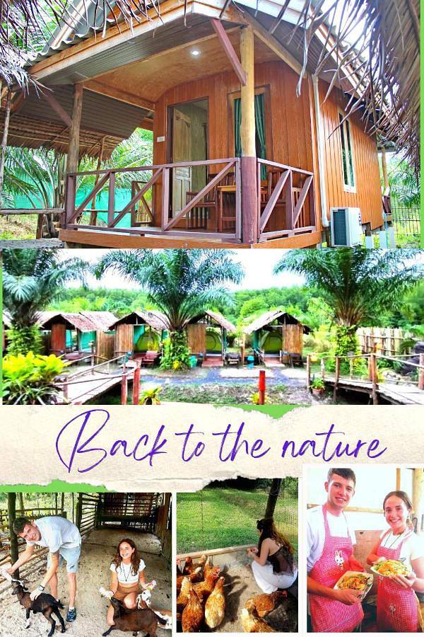 Station pour 3 personnes, avec jardin et vue dans Ko Yao Yai