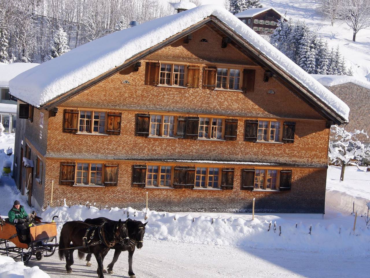 Denkmalgeschütztes Haus im idyllischen Mellau - Nazes Hus - Familiezimmer Kanisfluh in Mellau, Bregenzerwald