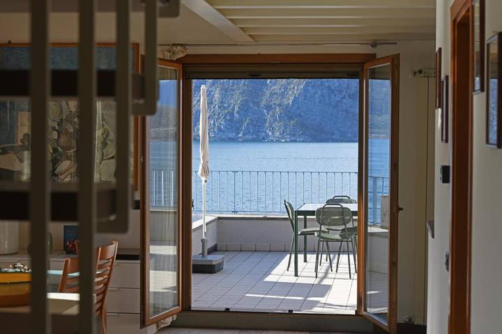 Ferienwohnung für 4 Personen, mit Garten und Seeblick sowie Ausblick in Gemeinde Iseo