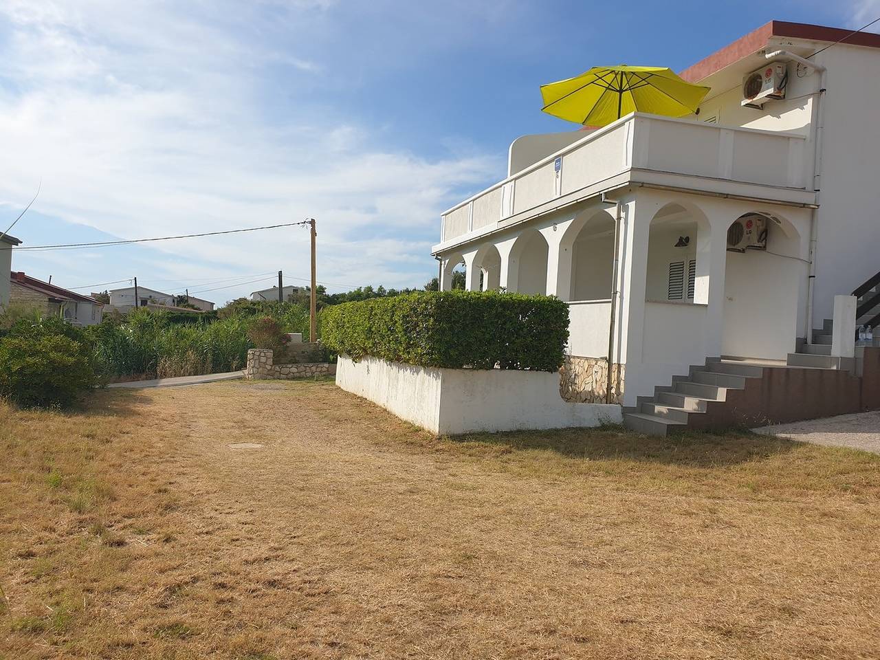 Ganze Wohnung, 1-Zimmer-Ferienwohnung mit Terrasse und Meerblick Pag A-23764-b in Pag Stadt, Pag