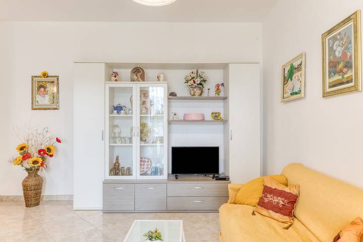 Casa de vacaciones 'Villetta Pitagora' con terraza privada y aire acondicionado in Marina di Pescoluse, Torre Vado