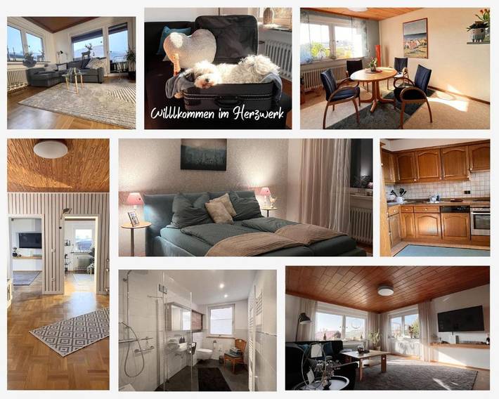 Ferienwohnung für 4 Personen, mit Terrasse und Garten sowie Ausblick in Wolfhagen