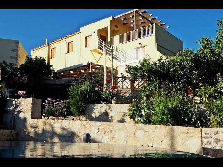 Villa für 10 Personen, mit Balkon und Garten sowie Ausblick in Chania und Umgebung - 2