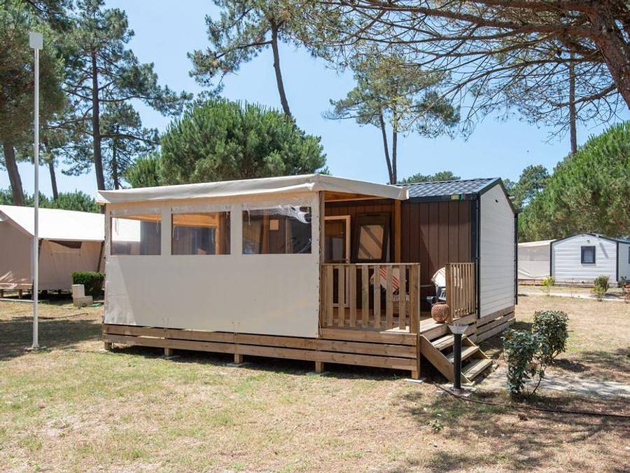 Camping Club Médoc Plage 4* - Ms Vacances - Mobilheim 4 personen - Olbia Confort klimatisiert - Fußgängerzone in Vendays-Montalivet, Lesparre-Médoc und Umgebung