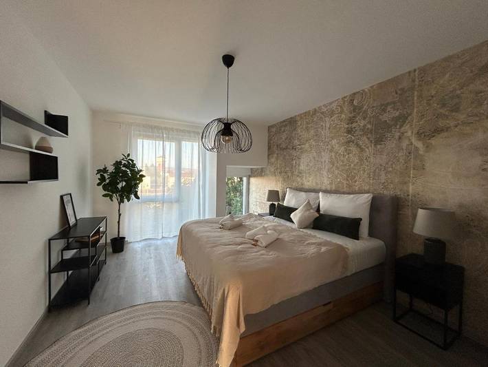 Ferienwohnung für 6 Personen, mit Balkon und Terrasse sowie Ausblick in Schwetzingen - 3