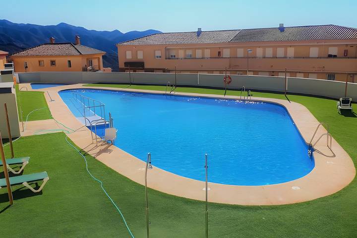 Apartamento entero, Apartamento 'De Lujo Envia Golf' con vistas al mar, Wi-Fi y aire acondicionado in La Envía, Vícar