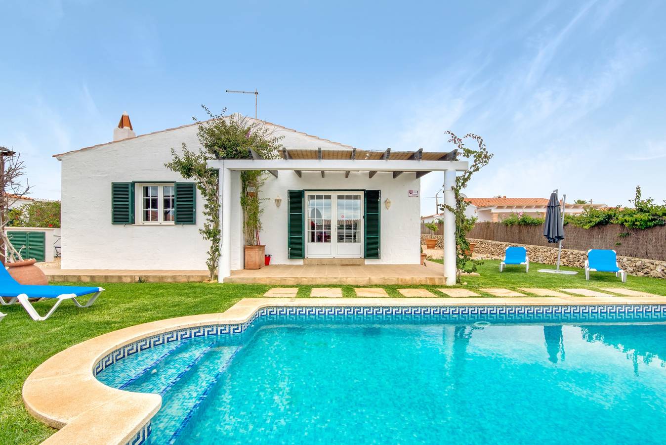 Villa 'Forte' with Private Pool, Wi-Fi and Air Conditioning in Cala en Porter, Alaior Municipality