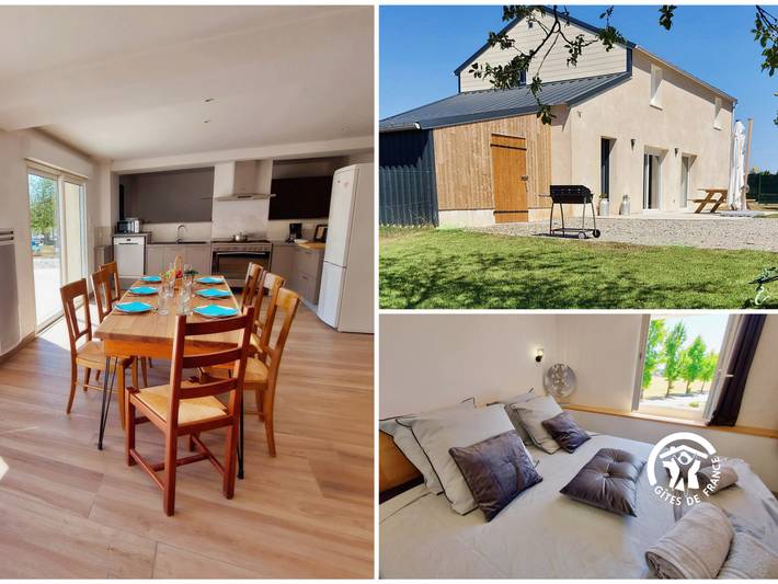 Gîte pour 7 personnes, avec Terrasse et Jardin