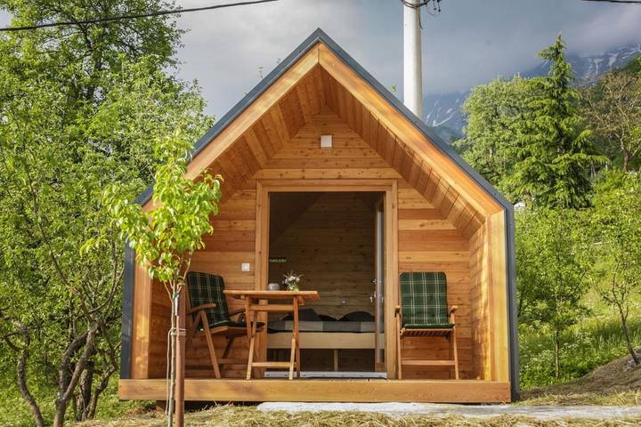 Gîte pour 2 personnes, avec terrasse et jardin ainsi que vue et sauna à Kobarid - 3