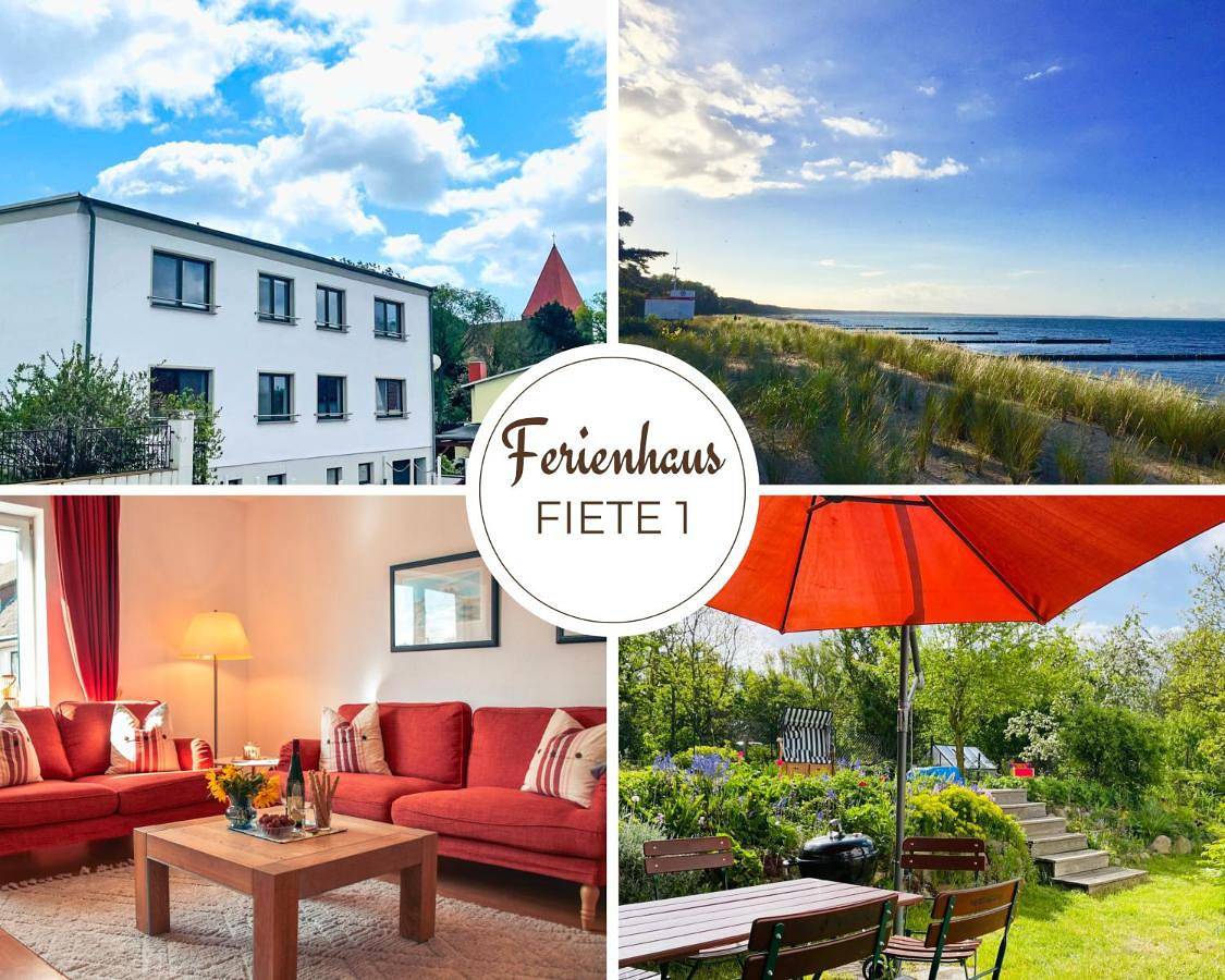 Ferienhaus Fiete 1 - Kinderfreundliches Ferienhaus auf Rügen für bis zu 8 Personen in Sagard, Nationalpark Jasmund