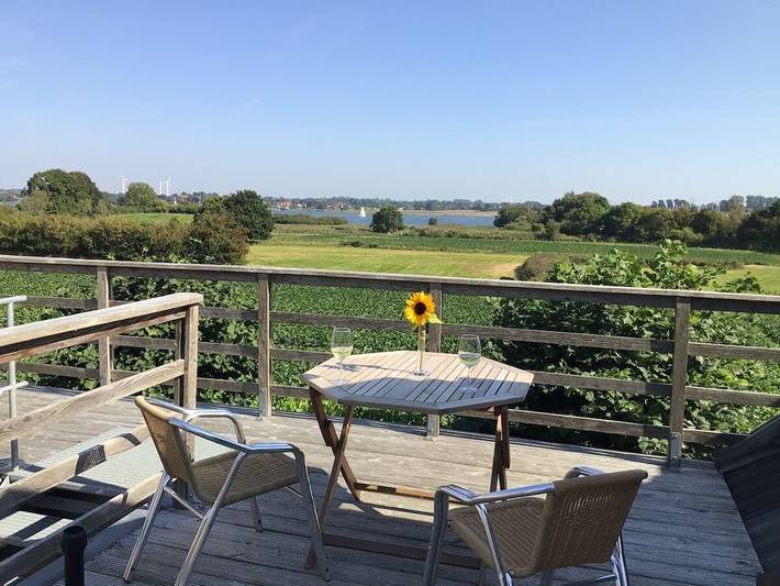 Ferienhaus für 3 Personen, mit Terrasse und Ausblick in Grödersby